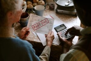 A couple seeking Social Security Disability benefits receive a "past due" notice for an unpaid bill. These notices can help prove an urgent hardship in Social Security Disability cases.